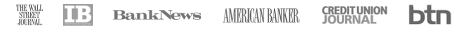 The Wall Street Journal, Independent Banker, BankNews, American Banker, Credit Union Journal, Bank Technology News